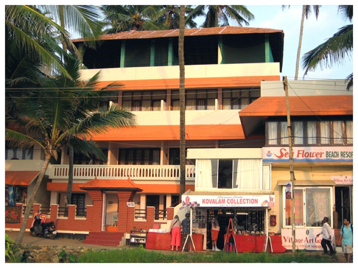 Seaflower Beach Resort Kovalam Bagian luar foto
